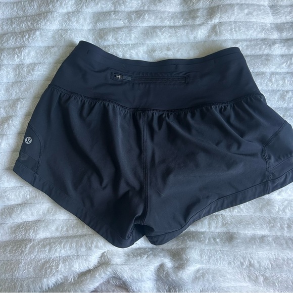 Lululemon Womens Black Pace Perfect 3" Shorts Size 6 - Picture 5 of 9